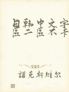 日韩中文字幕一区二区不卡