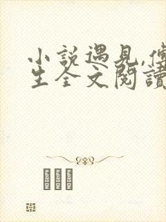 小说遇见,傅先生全文阅读