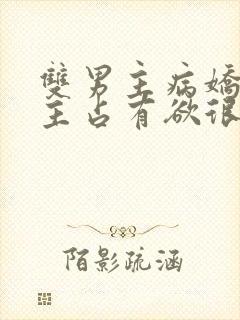 双男主病娇文男主占有欲很强