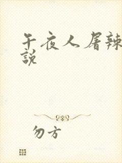 午夜人屠辣文小说