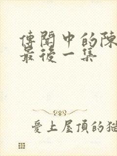 传闻中的陈芊芊最后一集