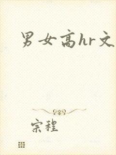 男女高hr文封面