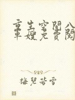 重生空间八零小军嫂免费阅读