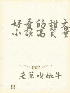 好看的甜文言情小说高质量文笔好