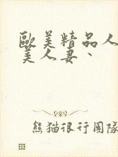 欧美精品人妻欧美人妻丶