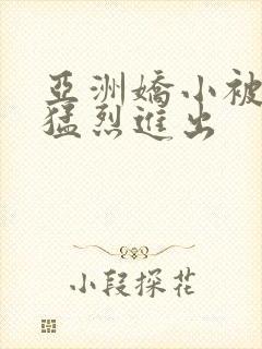 亚洲娇小被黑人猛烈进出