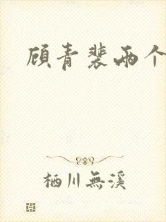 顾青裴两个原炀封面