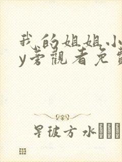 我的姐姐小说by旁观者免费阅读全文