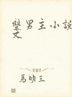 双男主小说推荐文