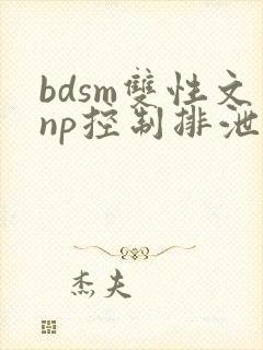 bdsm双性文np控制排泄调教