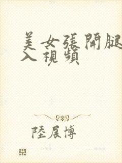 美女张开腿男人入视频