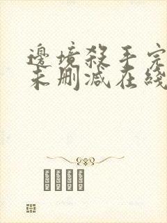 边境杀手完整版未删减在线免费观看封面