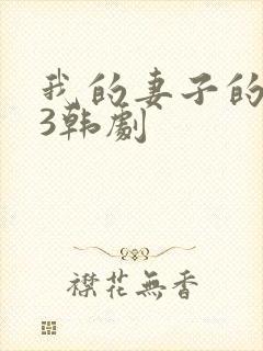 我的妻子的姐姐3韩剧封面