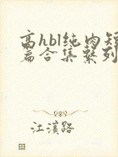 高hbl纯肉短篇合集系列