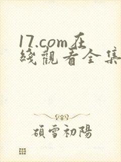 17.com在线观看全集免费完整
