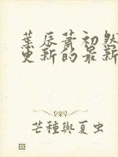 叶辰萧初然刚刚更新的最新章节