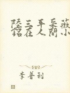 陆三平采薇陆勇铭在人间小说