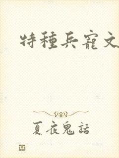 特种兵宠文大肉封面