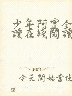 少年阿宾全文阅读在线阅读全文第一季