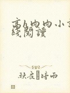 高h肉肉小说在线阅读