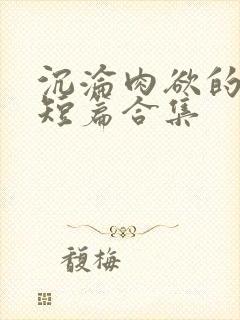 沉沦肉欲的梦(短篇合集封面