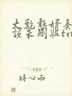 大乾憨婿秦墨小说未删版txt