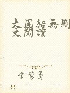 大团结无删减全文阅读