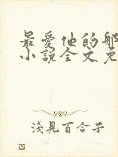 最爱他的那十年小说全文免费阅读封面