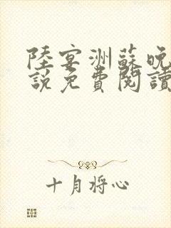 陆宴洲苏晚星小说免费阅读最新章节