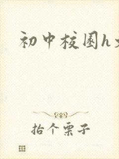 初中校园h文封面