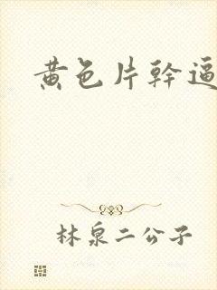 黄色片干逼软件