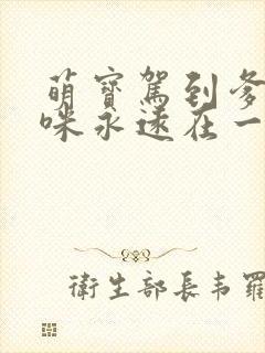 萌宝驾到爹地妈咪永远在一起大结局