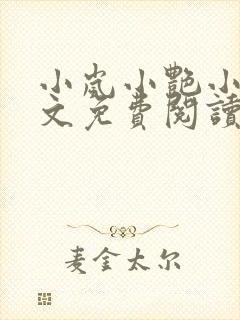 小岚小艳小说全文免费阅读最新章节封面