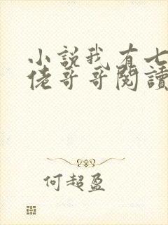 小说我有七个大佬哥哥阅读封面