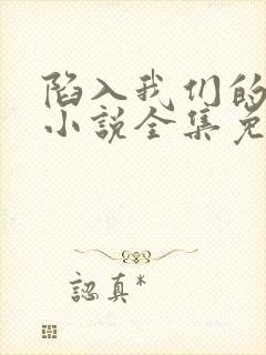 陷入我们的热恋小说全集免费免费阅读封面