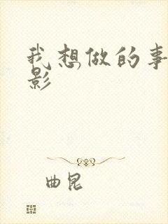 我想做的事 电影