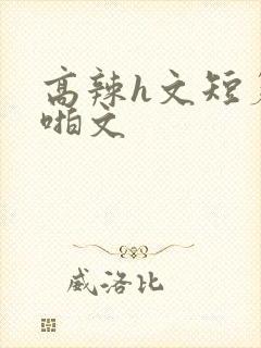 高辣h文短篇啪啪文