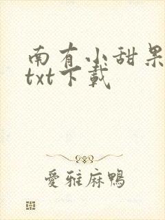 南有小甜果小说txt下载