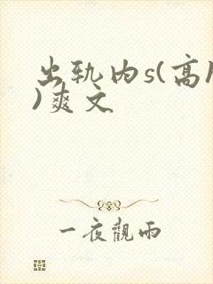 出轨内s(高h)爽文