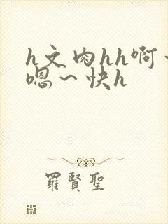 h文肉hh啊～嗯～快h