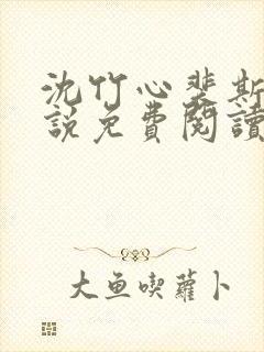 沈竹心裴斯越小说免费阅读最新章节