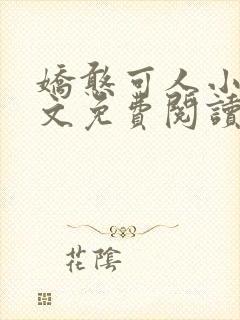 娇憨可人小说全文免费阅读封面