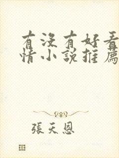 有没有好看的言情小说推荐一下封面