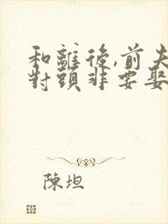 和离后,前夫死对头非要娶我小说