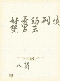 好看的刑侦小说双男主