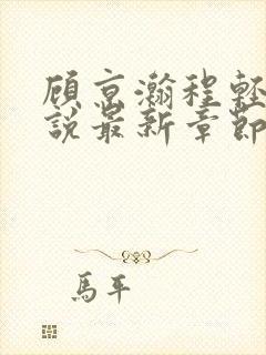 顾京瀚程轻轻小说最新章节免费阅读