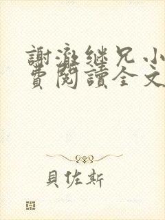 谢澈继兄小说免费阅读全文无弹窗