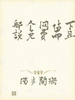 哪个网站下载小说免费而且好封面