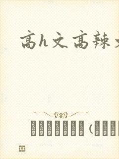 高h文高辣文