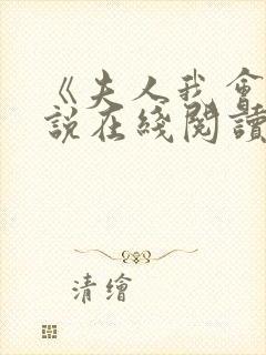 《夫人我会》小说在线阅读